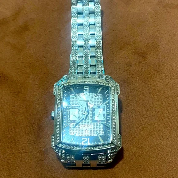 Bulova C876961 Men Crystal Watch Stainless